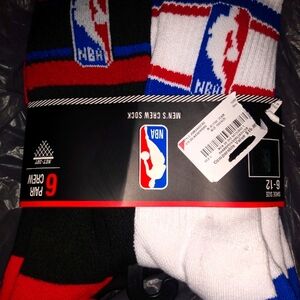 NBA Socks Black And White Brand New